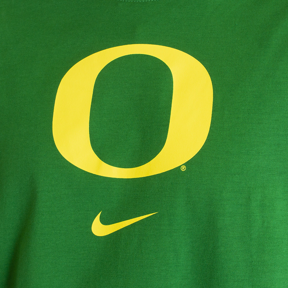 Classic Oregon O, Nike, Green, Crew Neck, Men, Unisex, Essential, T-Shirt, 681072